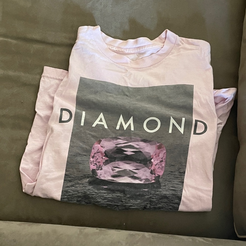 Diamond Supply Co. Pink Graphic Tee